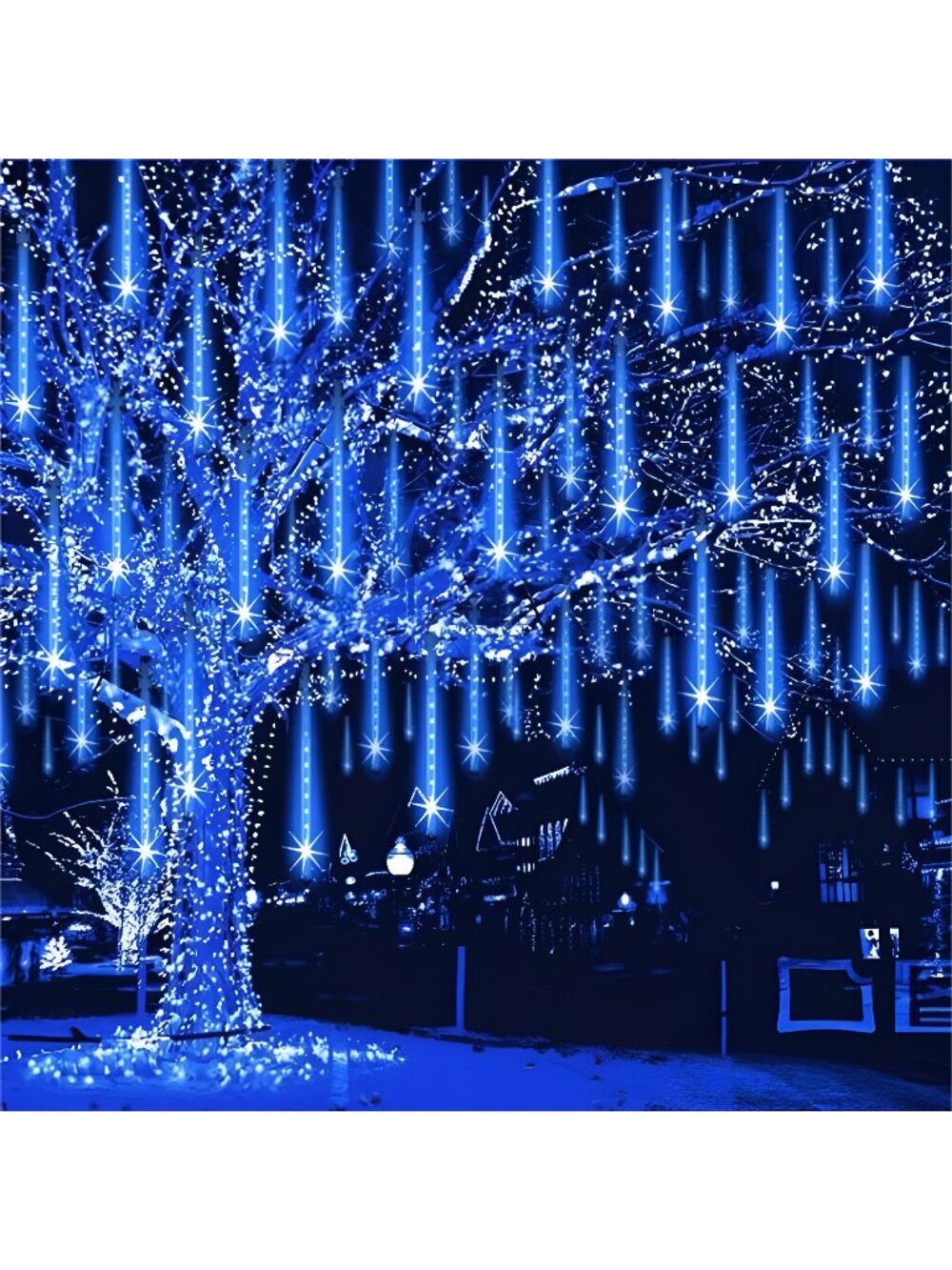 Meteor Shower Lights Outdoor Christmas Lights UL Certified Falling Rain Lights